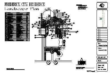 College Terrace Residence:  Landscape Architect, Leesburg MD